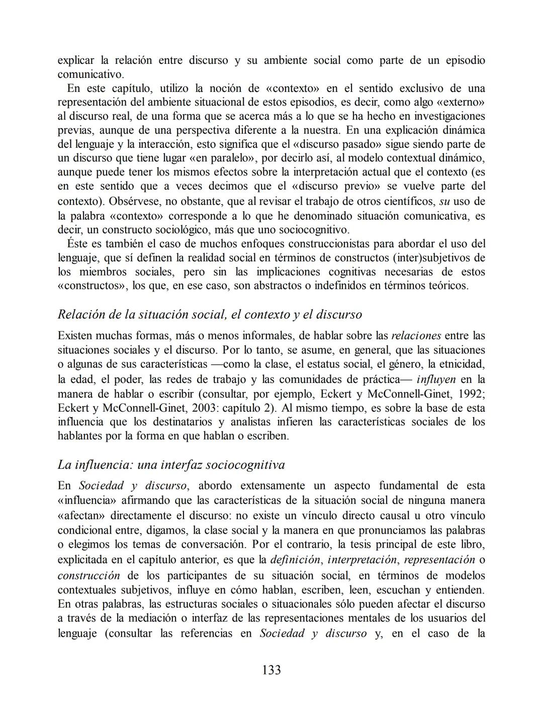 Análisis del discurso
Teun A. van Dijk
discurso
y
CONTEXTO
Un enfoque sociocognitivo
gedisa
editorial Teun A. van Dijk
DISCURSO Y CONTEXTO
C