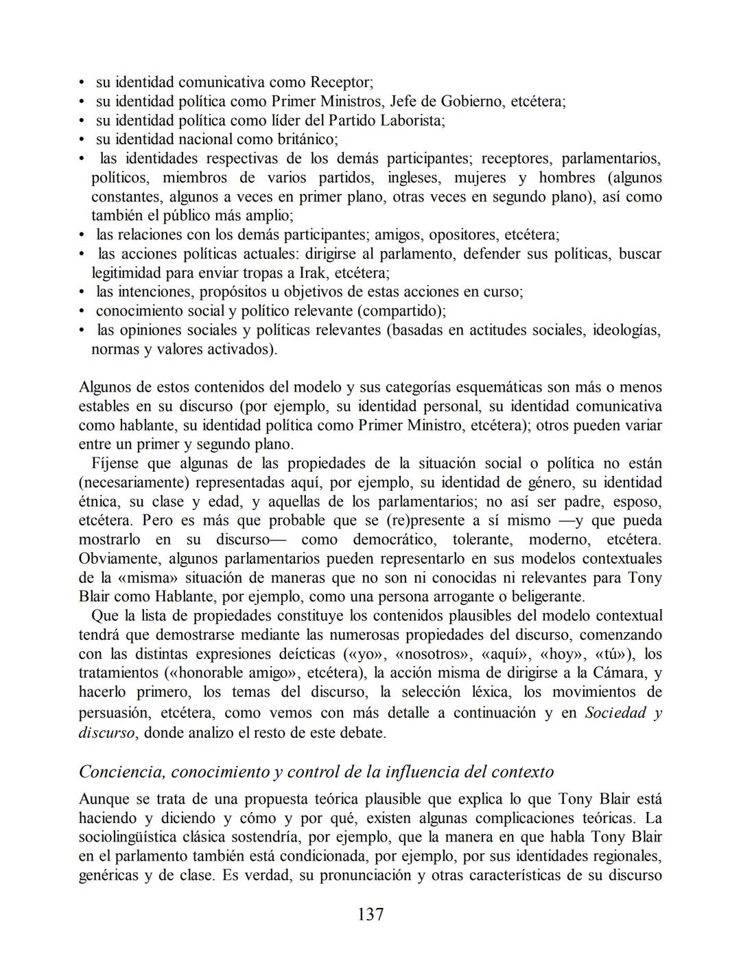 Análisis del discurso
Teun A. van Dijk
discurso
y
CONTEXTO
Un enfoque sociocognitivo
gedisa
editorial Teun A. van Dijk
DISCURSO Y CONTEXTO
C