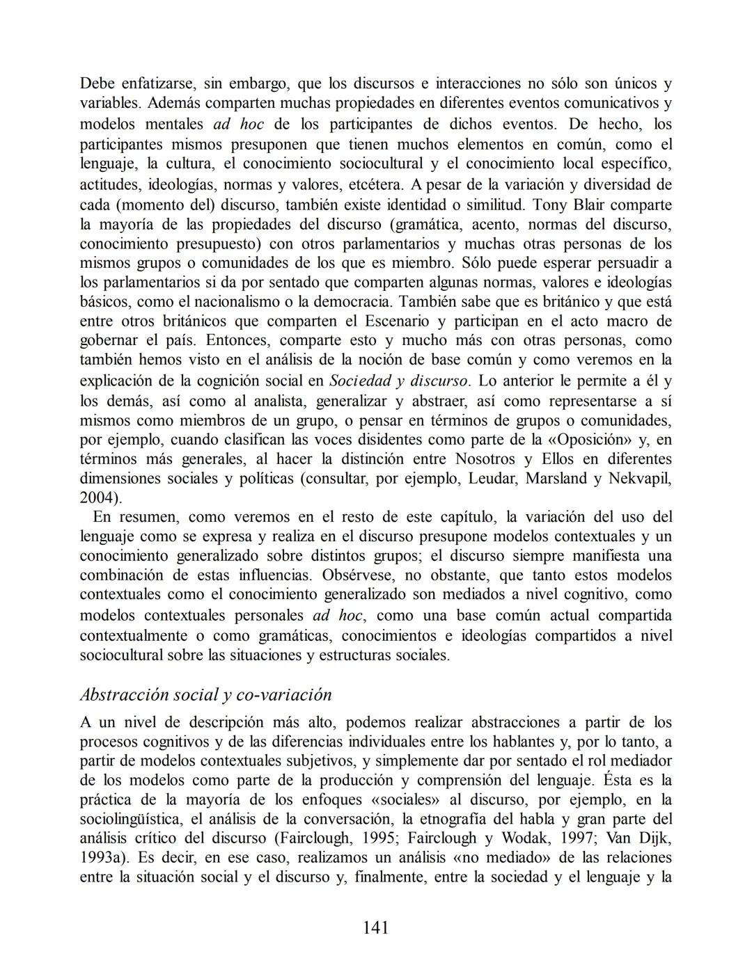 Análisis del discurso
Teun A. van Dijk
discurso
y
CONTEXTO
Un enfoque sociocognitivo
gedisa
editorial Teun A. van Dijk
DISCURSO Y CONTEXTO
C
