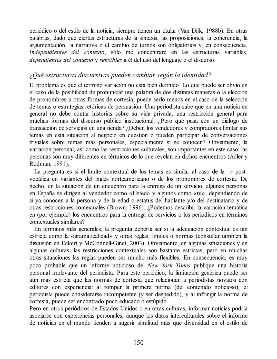 Análisis del discurso
Teun A. van Dijk
discurso
y
CONTEXTO
Un enfoque sociocognitivo
gedisa
editorial Teun A. van Dijk
DISCURSO Y CONTEXTO
C