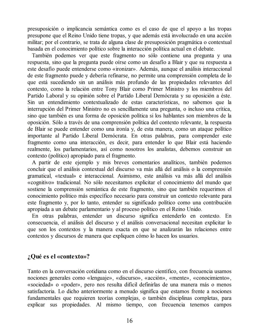 Análisis del discurso
Teun A. van Dijk
discurso
y
CONTEXTO
Un enfoque sociocognitivo
gedisa
editorial Teun A. van Dijk
DISCURSO Y CONTEXTO
C