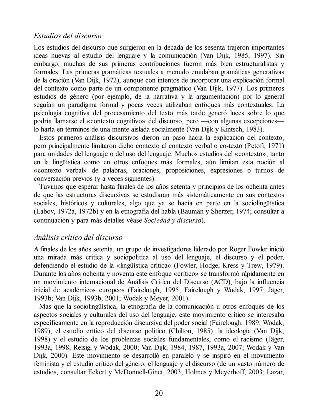 Análisis del discurso
Teun A. van Dijk
discurso
y
CONTEXTO
Un enfoque sociocognitivo
gedisa
editorial Teun A. van Dijk
DISCURSO Y CONTEXTO
C