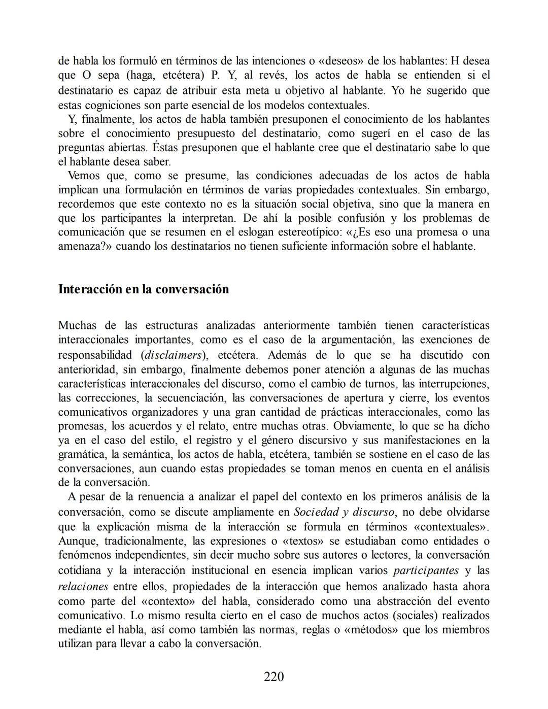 Análisis del discurso
Teun A. van Dijk
discurso
y
CONTEXTO
Un enfoque sociocognitivo
gedisa
editorial Teun A. van Dijk
DISCURSO Y CONTEXTO
C