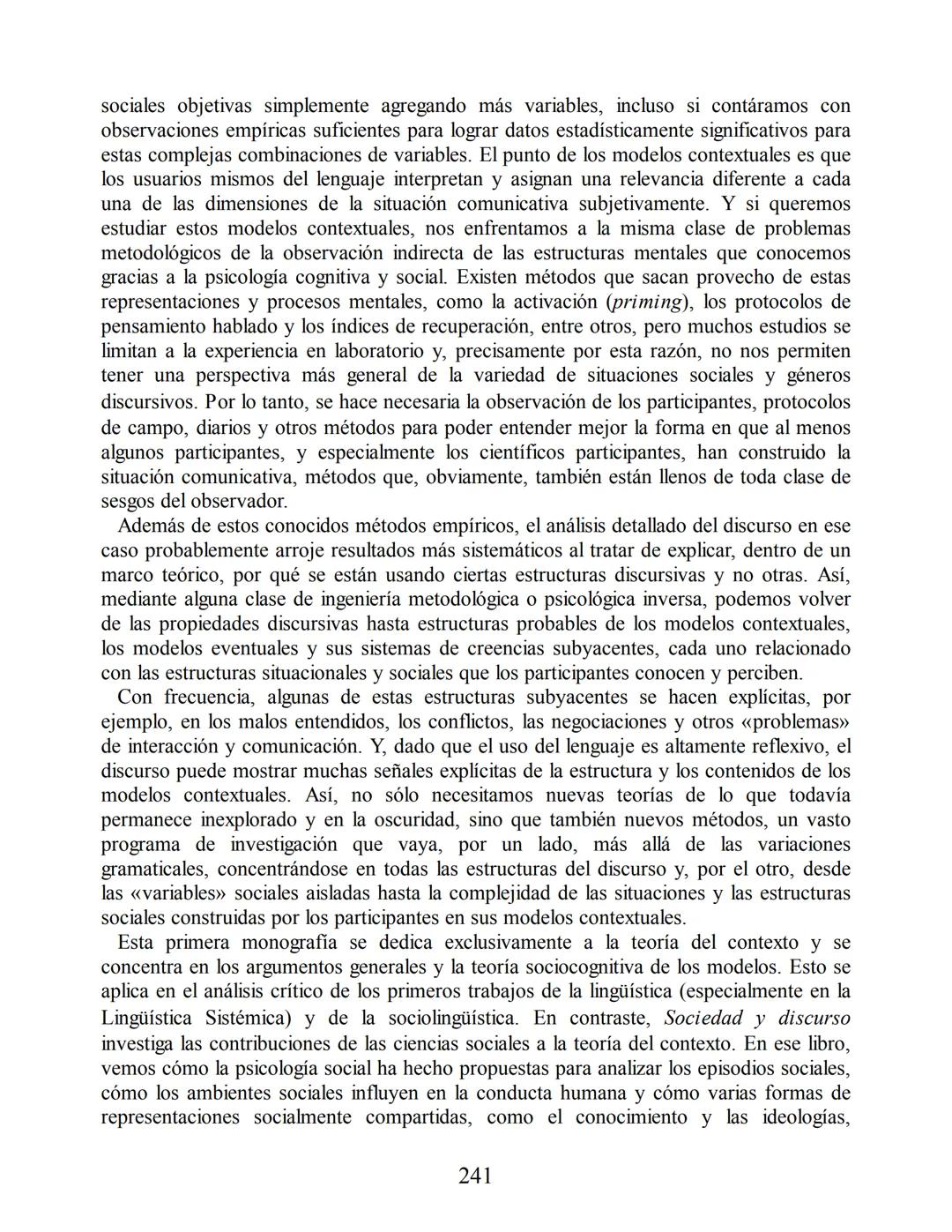 Análisis del discurso
Teun A. van Dijk
discurso
y
CONTEXTO
Un enfoque sociocognitivo
gedisa
editorial Teun A. van Dijk
DISCURSO Y CONTEXTO
C
