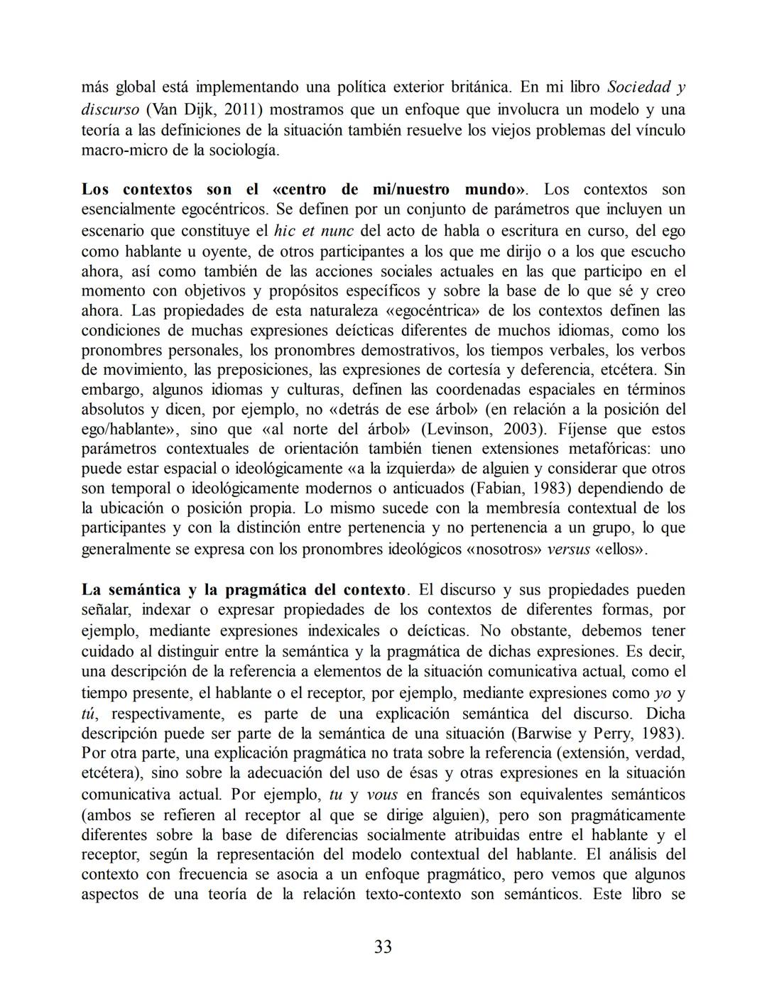 Análisis del discurso
Teun A. van Dijk
discurso
y
CONTEXTO
Un enfoque sociocognitivo
gedisa
editorial Teun A. van Dijk
DISCURSO Y CONTEXTO
C