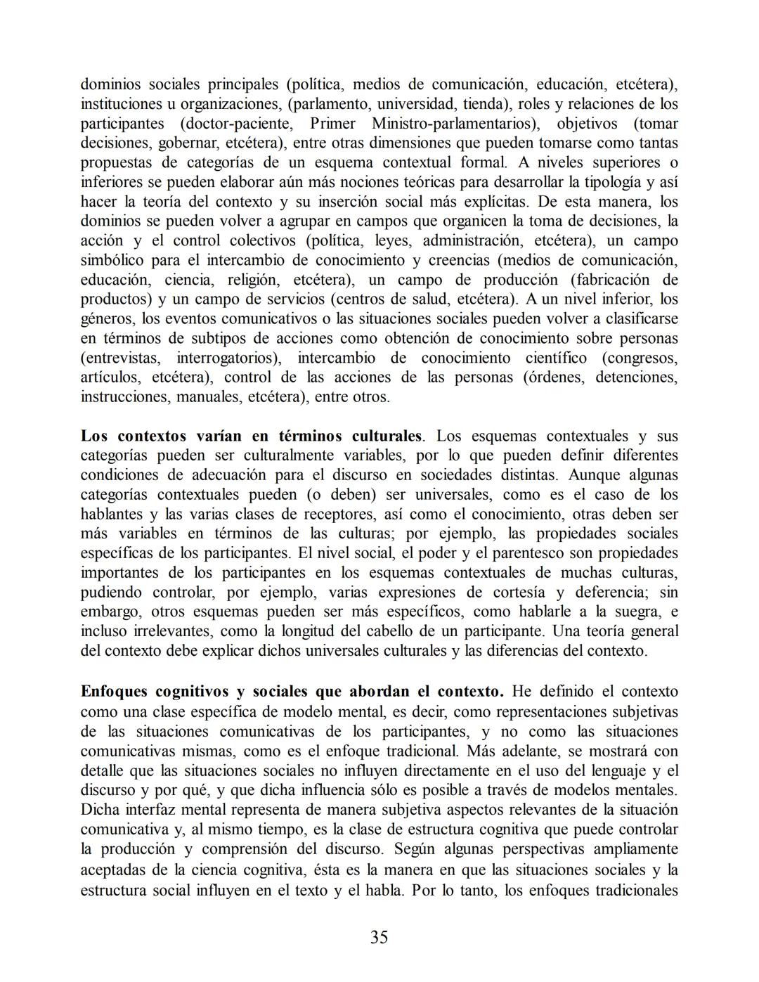 Análisis del discurso
Teun A. van Dijk
discurso
y
CONTEXTO
Un enfoque sociocognitivo
gedisa
editorial Teun A. van Dijk
DISCURSO Y CONTEXTO
C