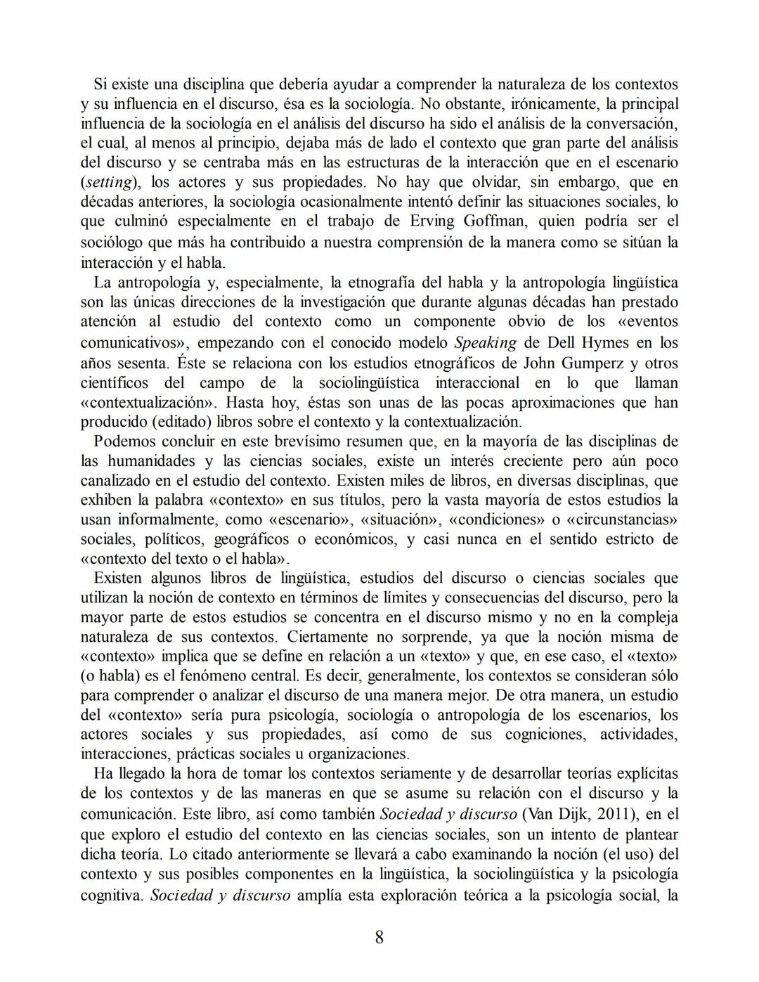 Análisis del discurso
Teun A. van Dijk
discurso
y
CONTEXTO
Un enfoque sociocognitivo
gedisa
editorial Teun A. van Dijk
DISCURSO Y CONTEXTO
C