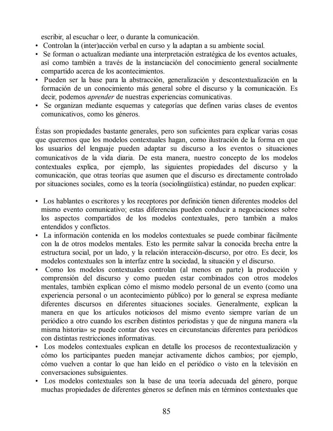 Análisis del discurso
Teun A. van Dijk
discurso
y
CONTEXTO
Un enfoque sociocognitivo
gedisa
editorial Teun A. van Dijk
DISCURSO Y CONTEXTO
C