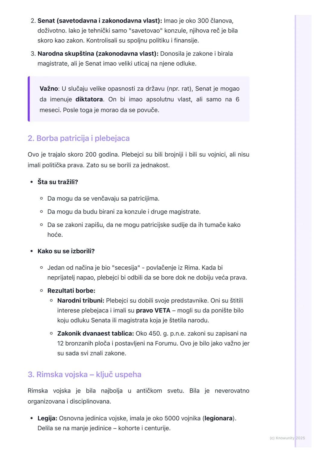# Rimska republika: Senat, 
narod i vojska

Uvod u Rimsku republiku

Posle kraljeva, Rimljani nisu hteli da jedan čovek ima svu vlast. Zato 