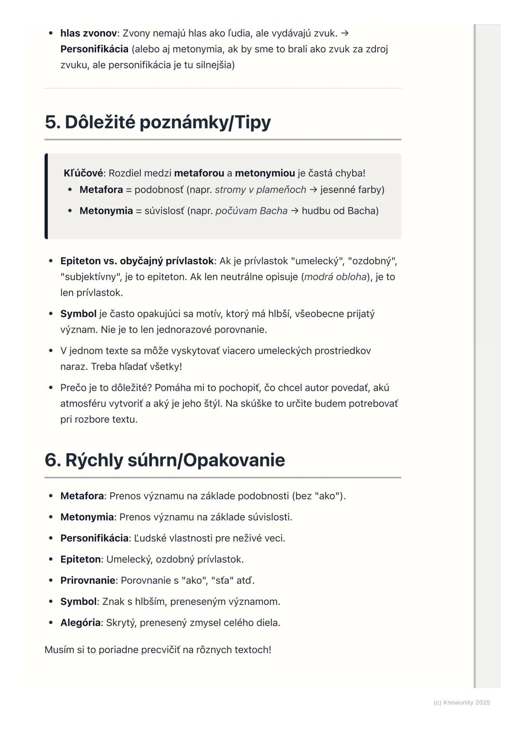 # Umelecké prostriedky

## 1. Prehľad a úvod

Umelecké prostriedky sú ako štetce a farby pre maliara, ale pre spisovateľa. Sú
to nástroje, k