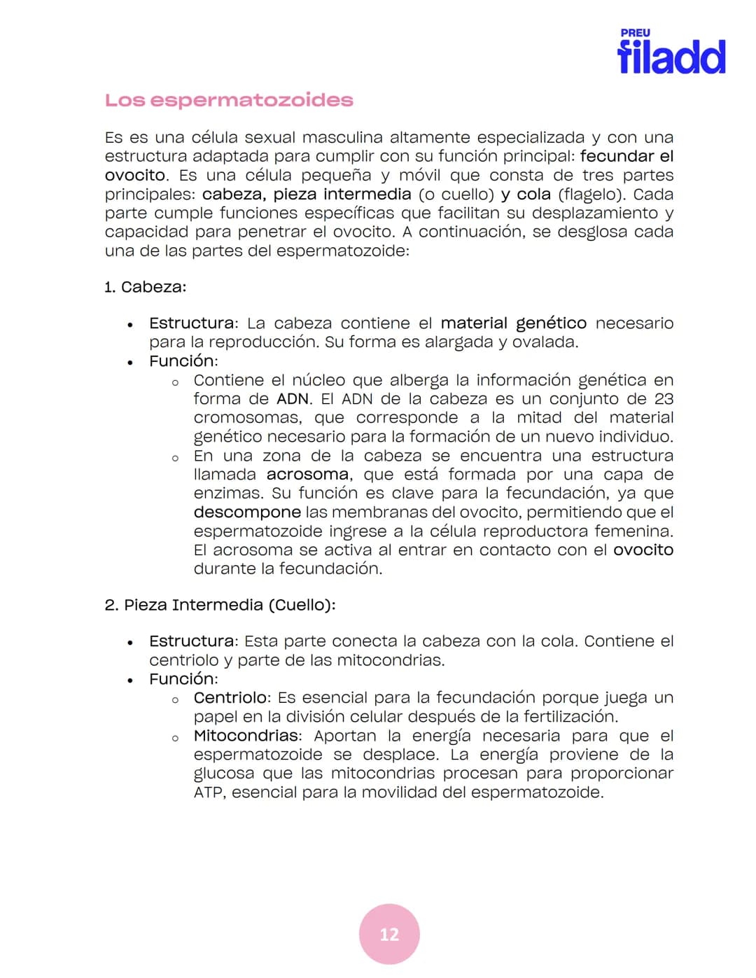BIOLOGÍA
Sexualidad humana
EJE 2
GUÍA
TEÓRICA
Preu Filadd @filadd.cl@filadd.cl
PREU
filadd Aspectos generales de la
reproducción
PREU
filadd