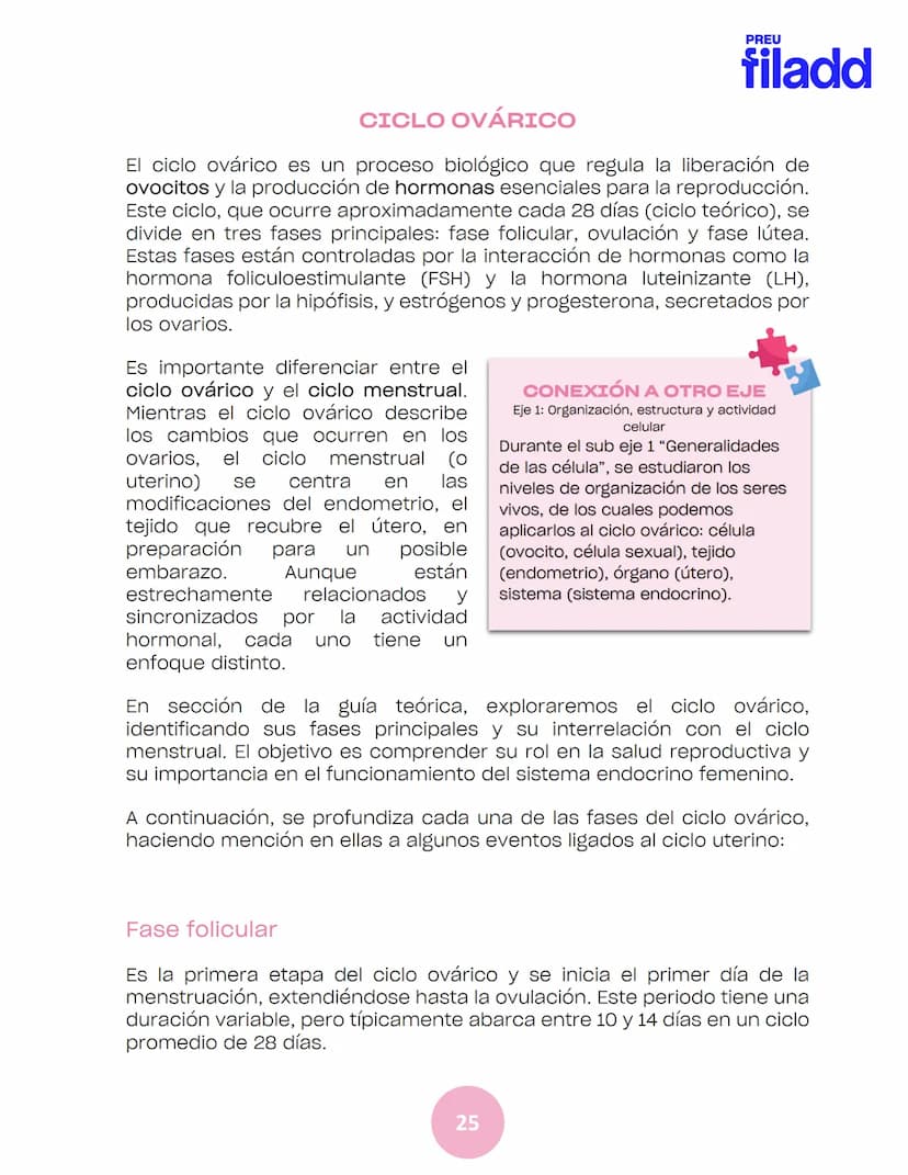 BIOLOGÍA
Sexualidad humana
EJE 2
GUÍA
TEÓRICA
Preu Filadd @filadd.cl@filadd.cl
PREU
filadd Aspectos generales de la
reproducción
PREU
filadd