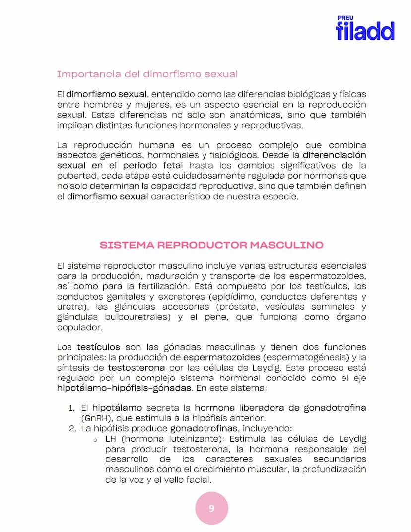 BIOLOGÍA
Sexualidad humana
EJE 2
GUÍA
TEÓRICA
Preu Filadd @filadd.cl@filadd.cl
PREU
filadd Aspectos generales de la
reproducción
PREU
filadd