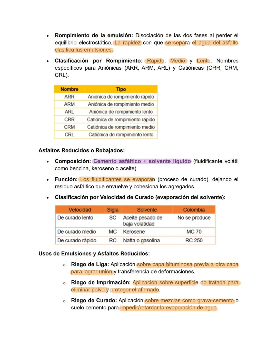 El Asfaltos
。
Definición y Origen del Asfalto:
Material ligante de color marrón oscuro a negro, constituido principalmente
por hidrocarburos