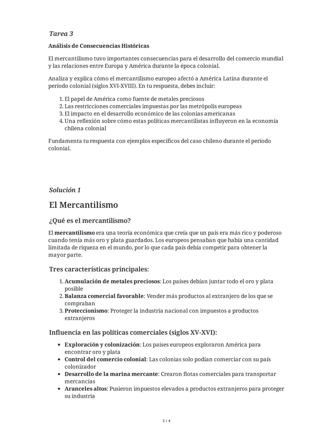 30 May 2025
Mercantilismo y Economía Medieval
Tarea 1
El Mercantilismo y el Comercio Medieval
Durante la Edad Media tardía y el inicio de la