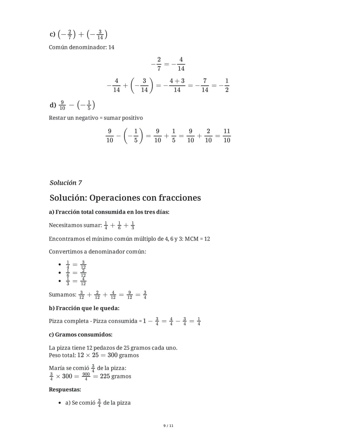 6 June 2025
Multiplicación y División de Fracciones
Tarea 1
Operaciones con Fracciones Positivas y Negativas
Resuelve las siguientes operaci