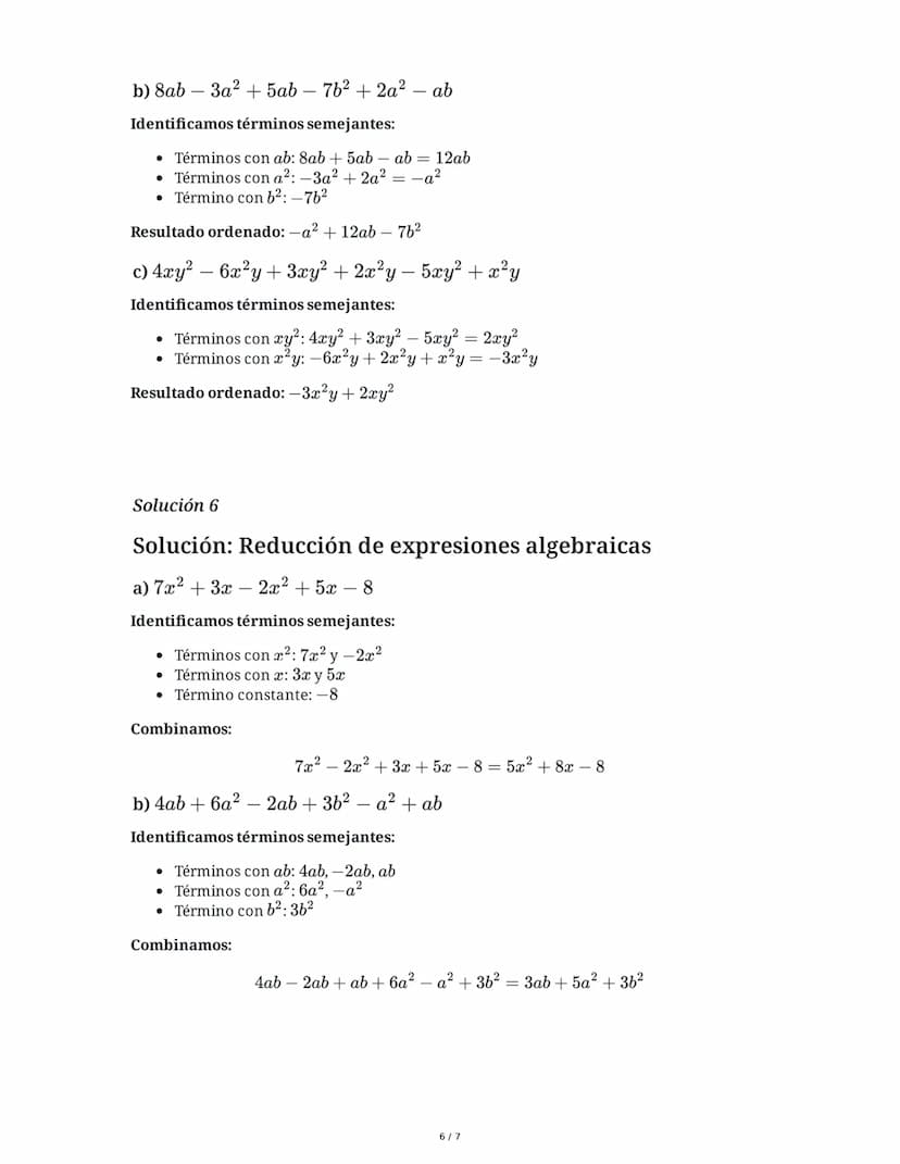 9 June 2025
Álgebra: Productos Notables y Simplificación
Tarea 1
Desarrolla los siguientes cuadrados de binomio aplicando la fórmula corresp