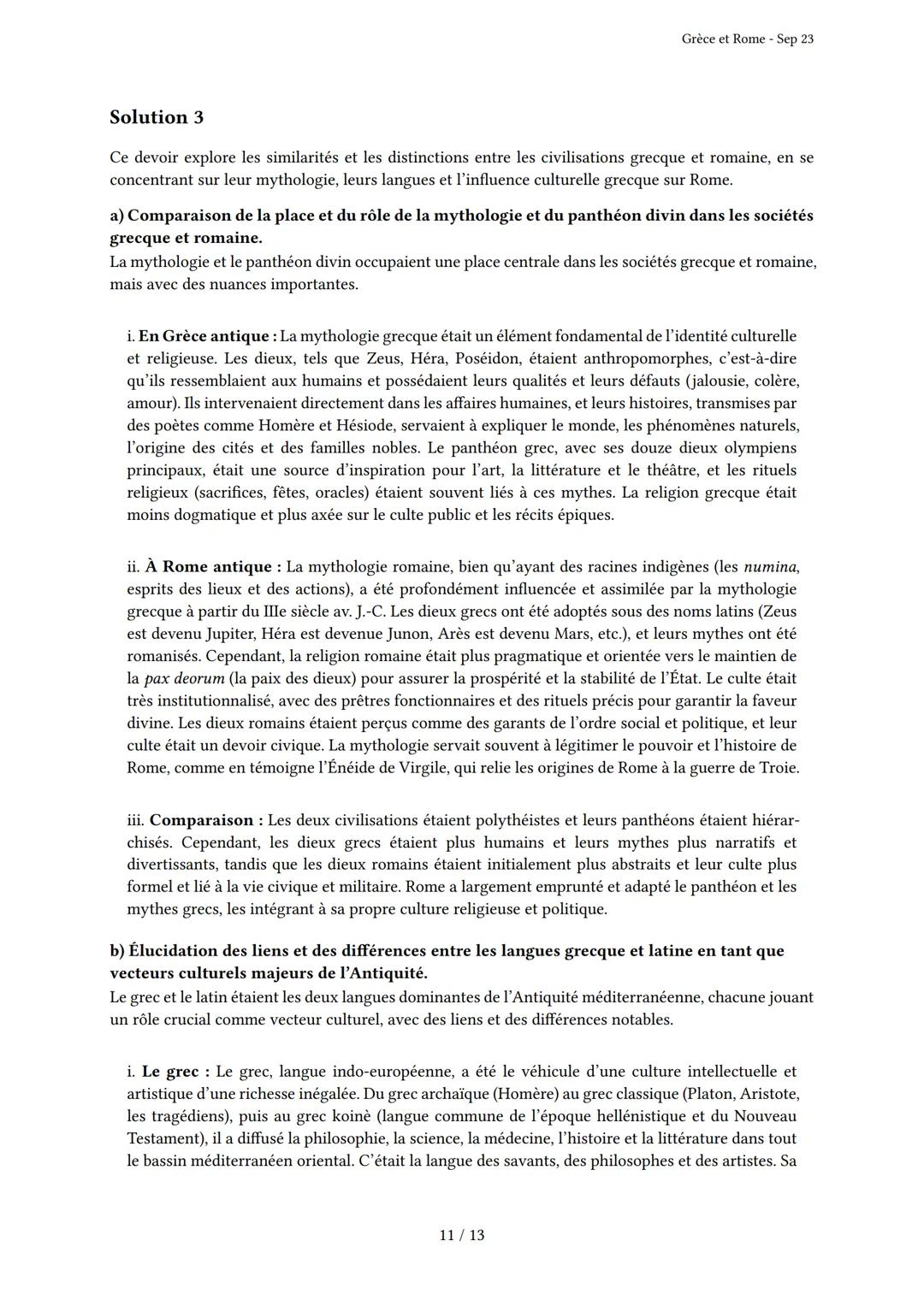 Grèce et Rome

Généré par Knowunity.fr - Sep 23

Description: Cet examen couvre les civilisations grecque et romaine antiques.

Bonne chance