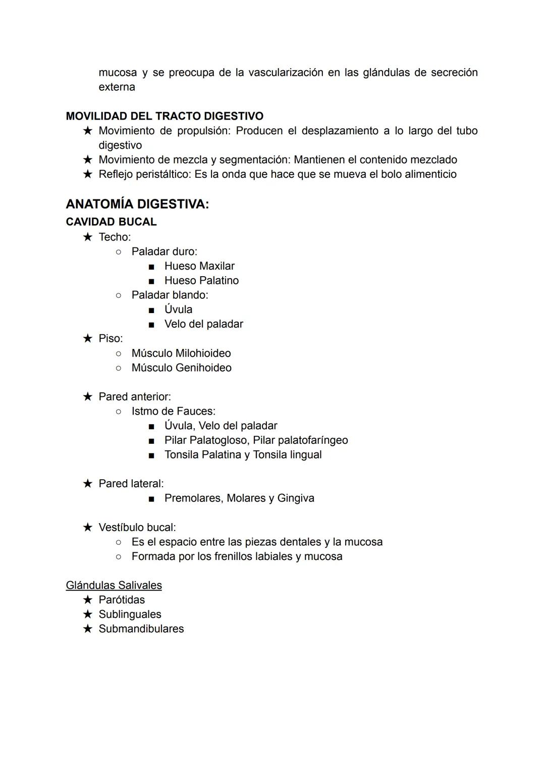 # SISTEMA DIGESTIVO
★ El organismo necesita nutrientes para la síntesis de los componentes de sus
estructuras biológicas como también para