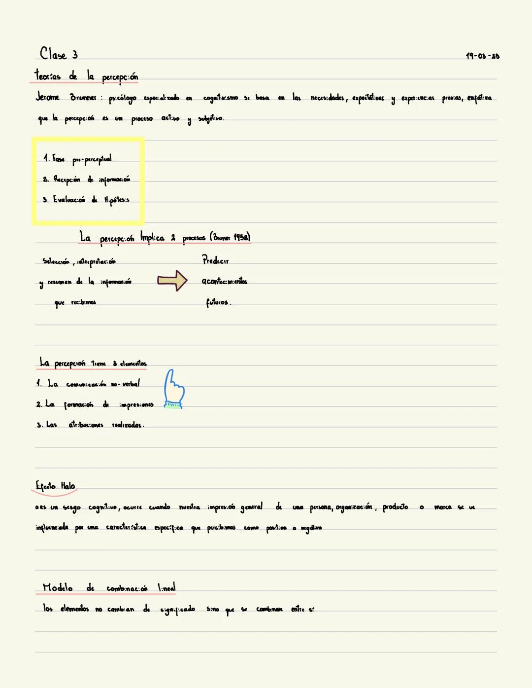 # Caracteristicas y conceptos mportantes de la percepción
Es el proceso psicológico en el coal intespriamos e alentamos entender los estimu