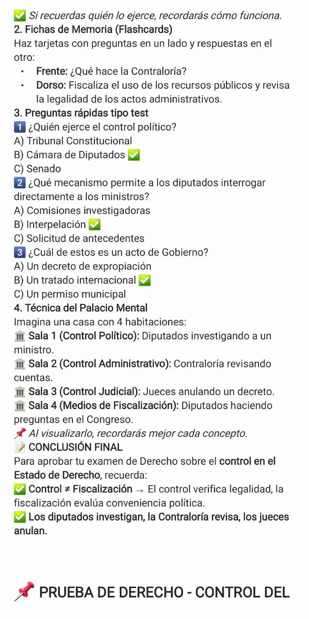 # Derecho administrativo
2025 - 1. semestre Repaso: El Control en el Estado de Derecho y la
Administración Pública
1. Introducción
El contro