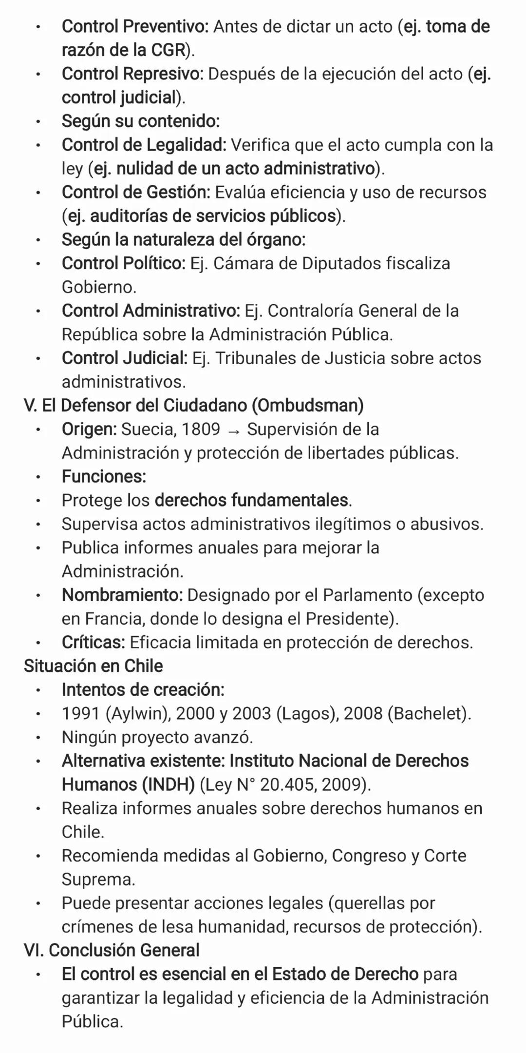 # Derecho administrativo
2025 - 1. semestre Repaso: El Control en el Estado de Derecho y la
Administración Pública
1. Introducción
El contro