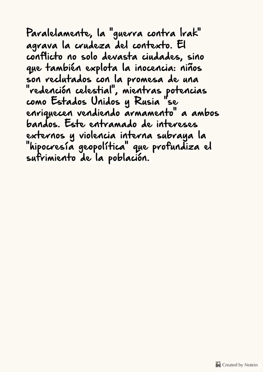 # PERSÉPOLIS Uno
IN Created by Notein # Caracterización de la protagonista
La protagonista era una niña valiente y curiosa,
aunque se dej