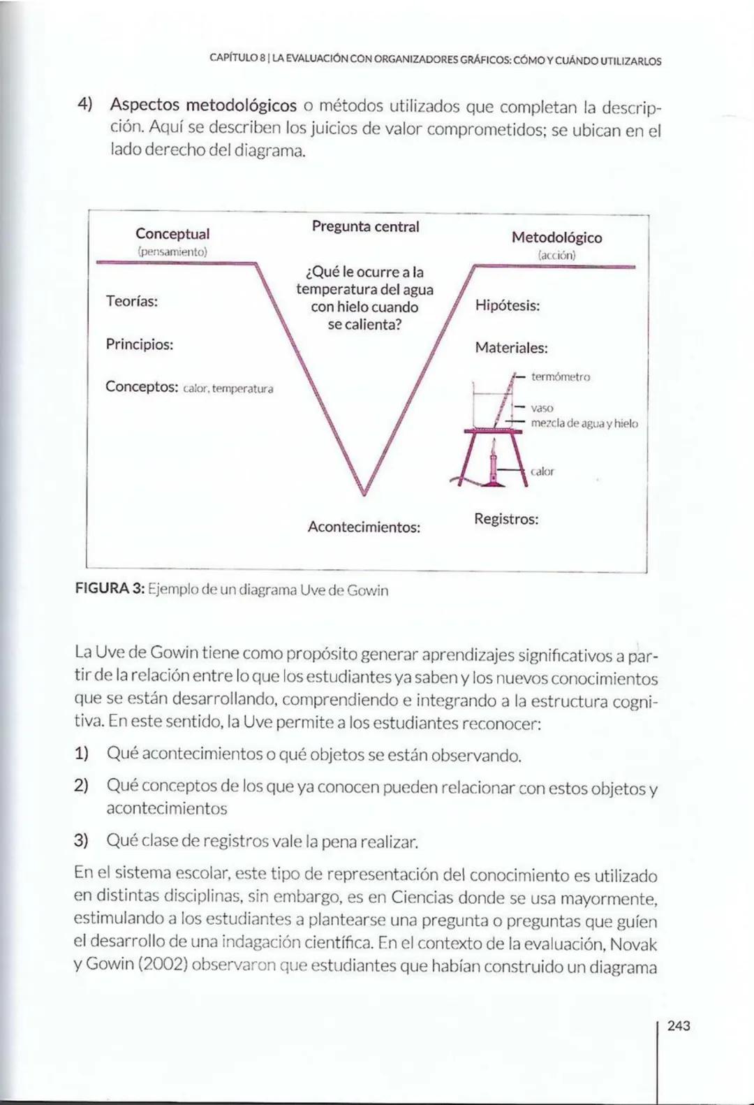 # CAPÍTULO 8
La evaluación con
organizadores
gráficos: cómo y
cuándo utilizarlos
Paola Marchant-Araya
8 # CAPÍTULO 8 | LA EVALUACIÓN CON OR