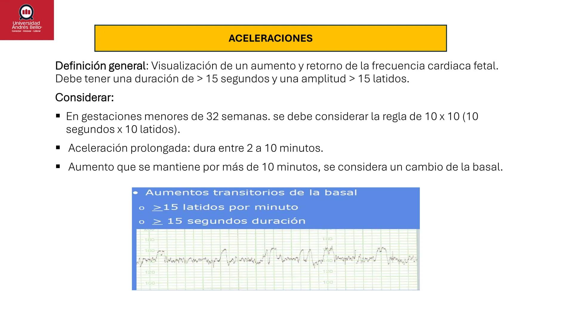 --- OCR Start ---
Universidad
Andrés Bello
Conectar-Innovar-Liderar
CLASE 12
Monitorización Electrónica Fetal
Vigilancia intraparto II: MEFI