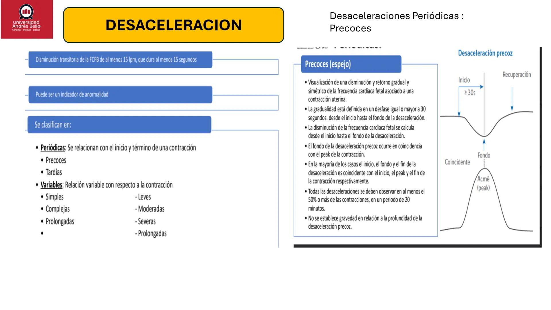 --- OCR Start ---
Universidad
Andrés Bello
Conectar-Innovar-Liderar
CLASE 12
Monitorización Electrónica Fetal
Vigilancia intraparto II: MEFI