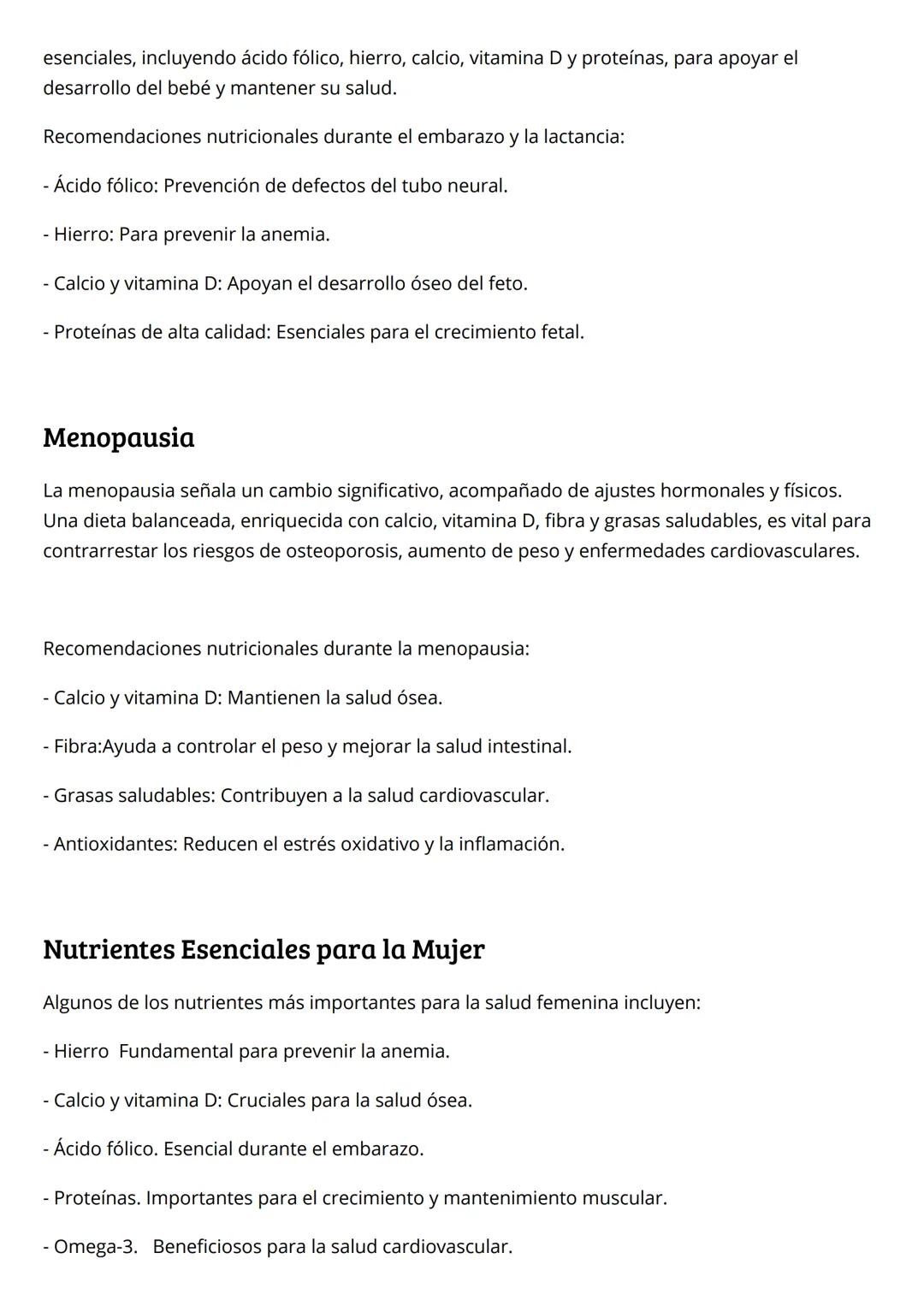 # Nutrición materna Infantil
# Introducción al Embarazo
* Importancia del desarrollo físico y biológico: La mujer requiere un desarrollo f