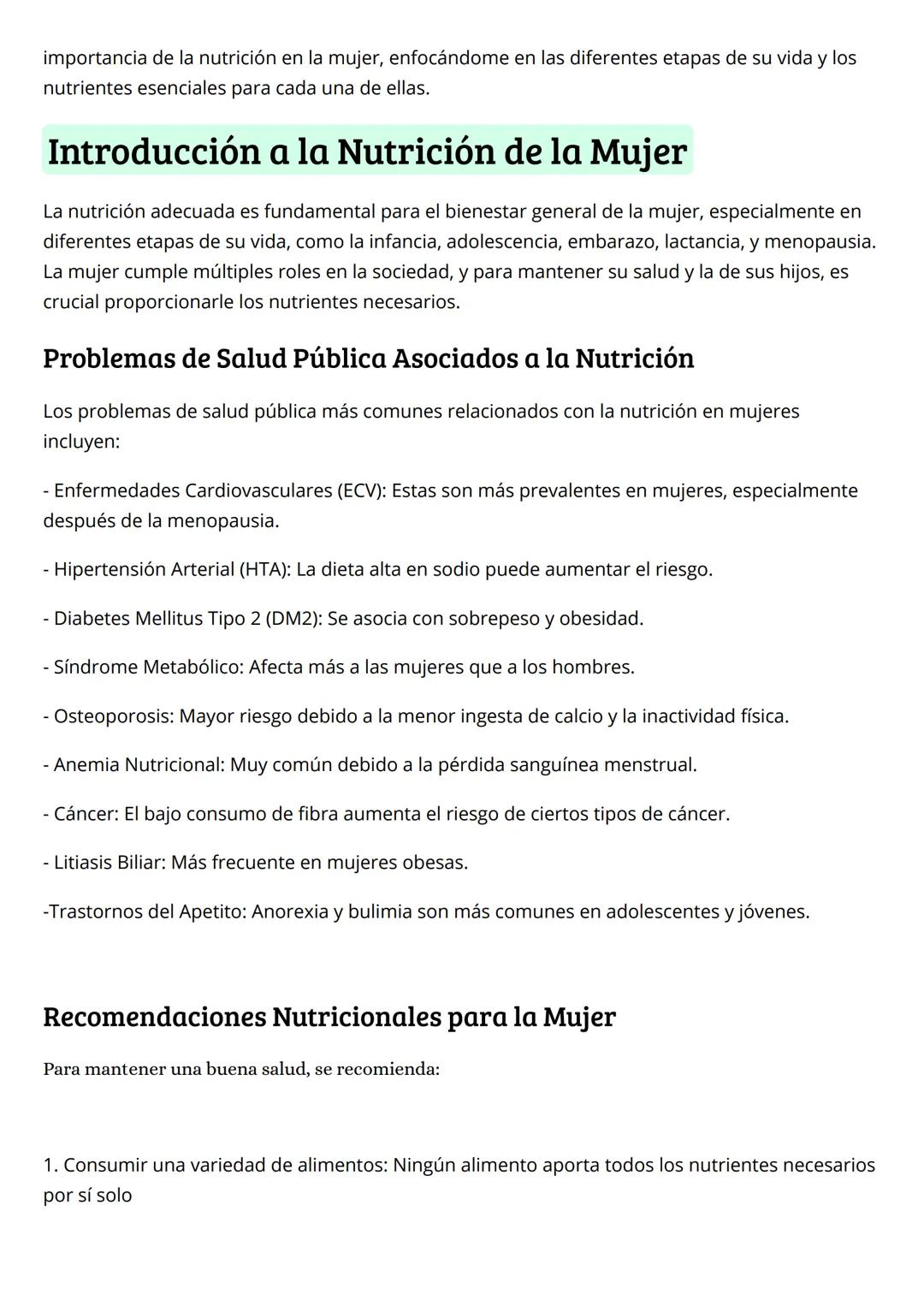 # Nutrición materna Infantil
# Introducción al Embarazo
* Importancia del desarrollo físico y biológico: La mujer requiere un desarrollo f