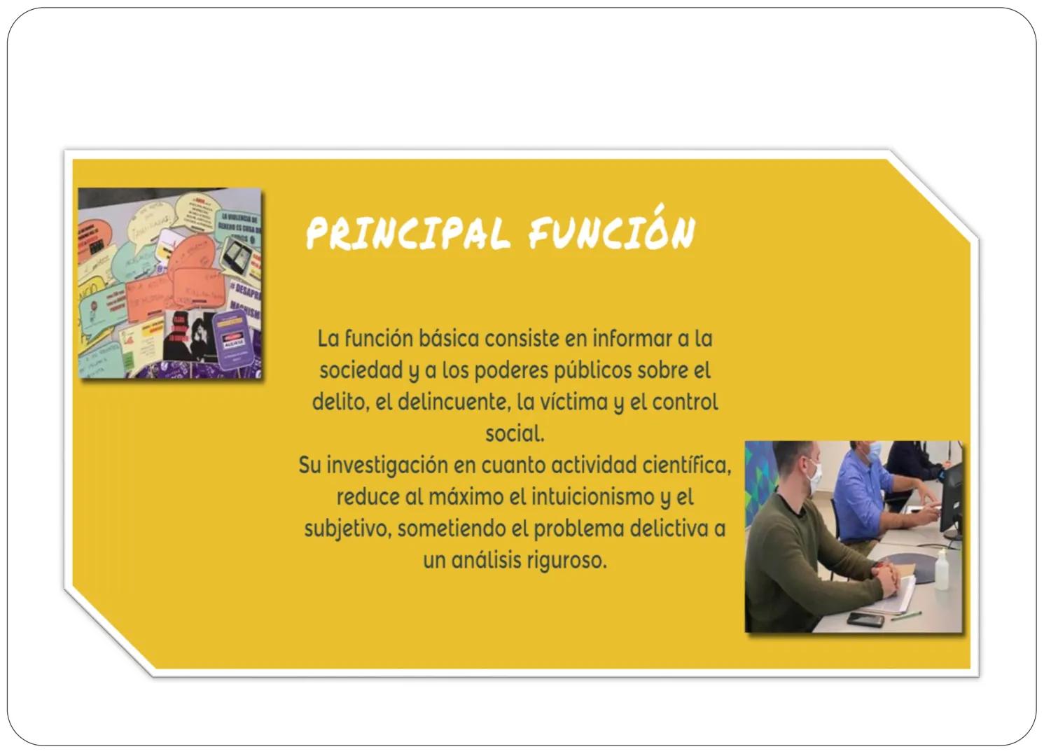 # LA CRIMINOLOGIA
Es una ciencia empírica e
interdisciplinaria, que se ocupa del
estudio del crimen, de la persona
del infractor, la víctim