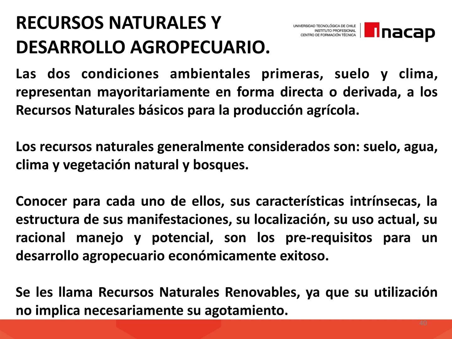 # INTRODUCCIÓN A
# SISTEMAS PRODUCTIVOS
# AGRÍCOLAS (AGO311)
UNIVERSIDAD TECNOLÓGICA DE CHILE
INSTITUTO PROFESIONAL
CENTRO DE FORMACIÓN T
