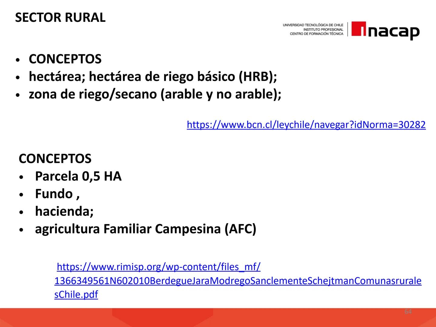 # INTRODUCCIÓN A
# SISTEMAS PRODUCTIVOS
# AGRÍCOLAS (AGO311)
UNIVERSIDAD TECNOLÓGICA DE CHILE
INSTITUTO PROFESIONAL
CENTRO DE FORMACIÓN T