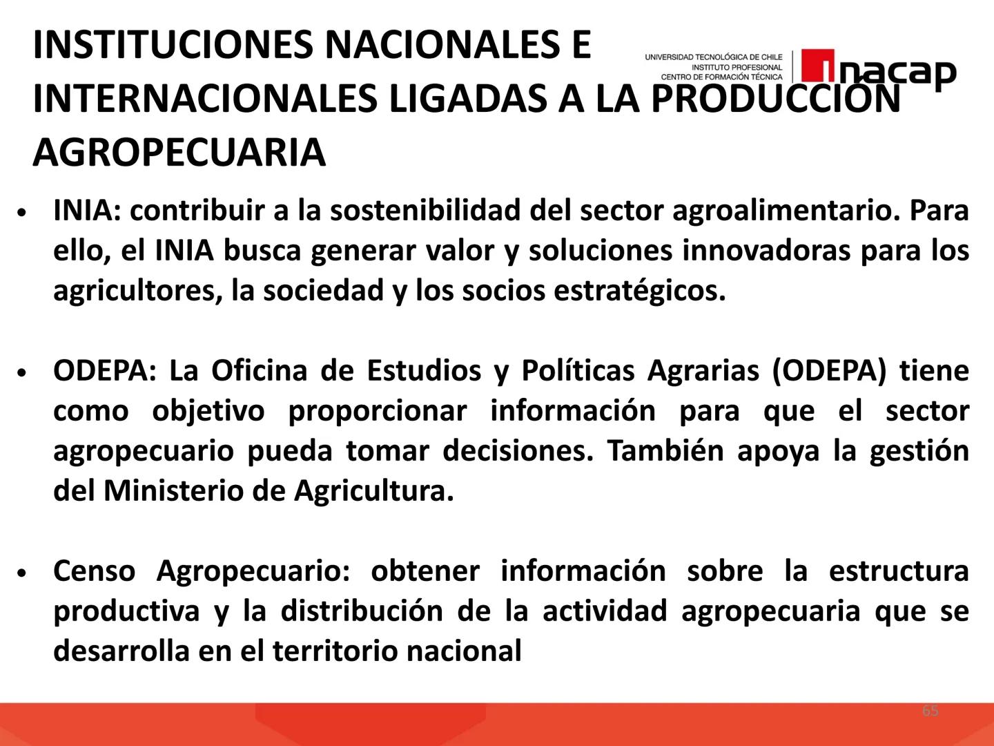 # INTRODUCCIÓN A
# SISTEMAS PRODUCTIVOS
# AGRÍCOLAS (AGO311)
UNIVERSIDAD TECNOLÓGICA DE CHILE
INSTITUTO PROFESIONAL
CENTRO DE FORMACIÓN T