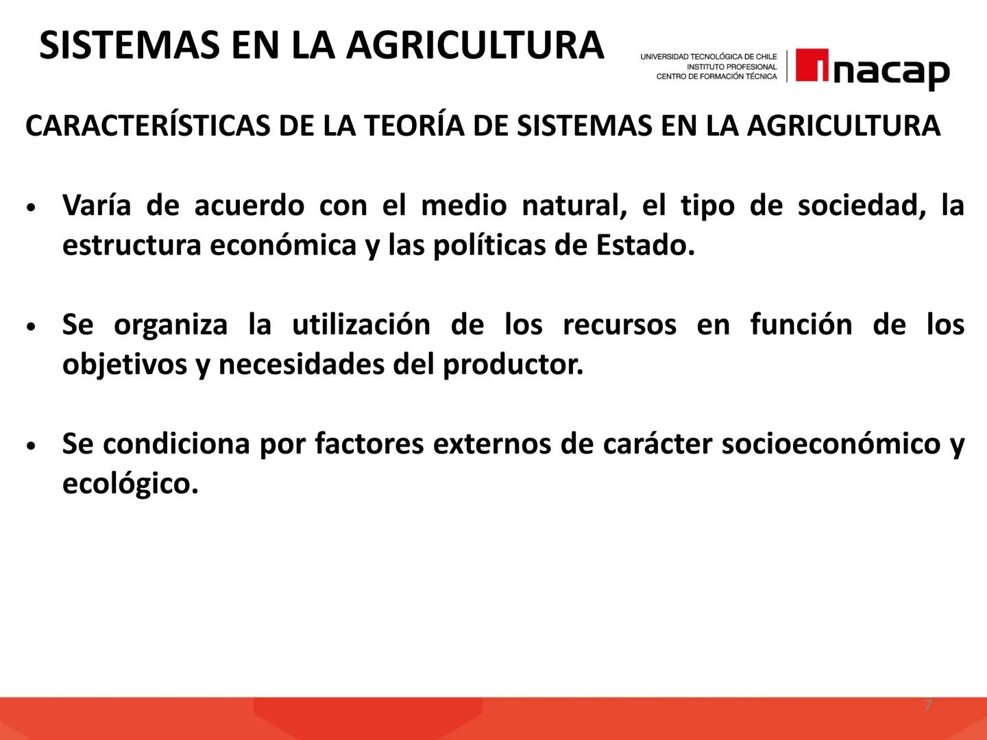 # INTRODUCCIÓN A
# SISTEMAS PRODUCTIVOS
# AGRÍCOLAS (AGO311)
UNIVERSIDAD TECNOLÓGICA DE CHILE
INSTITUTO PROFESIONAL
CENTRO DE FORMACIÓN T