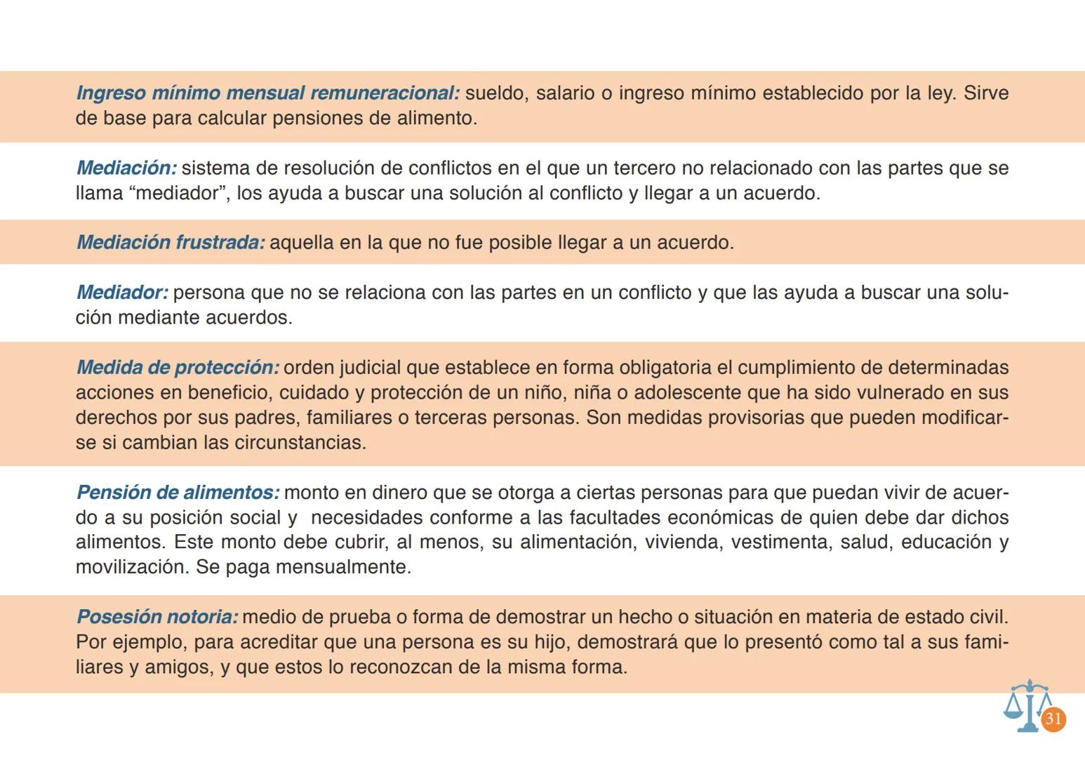 # GLOSARIO DE TÉRMINOS
## JURÍDICOS
COMISIÓN
LENGUAJE
CLARO
PODER JUDICIAL
REPUBLICA DE CHILE PODER JUDICIAL
REPUBLICA DE CHILE | COMISIÓ
