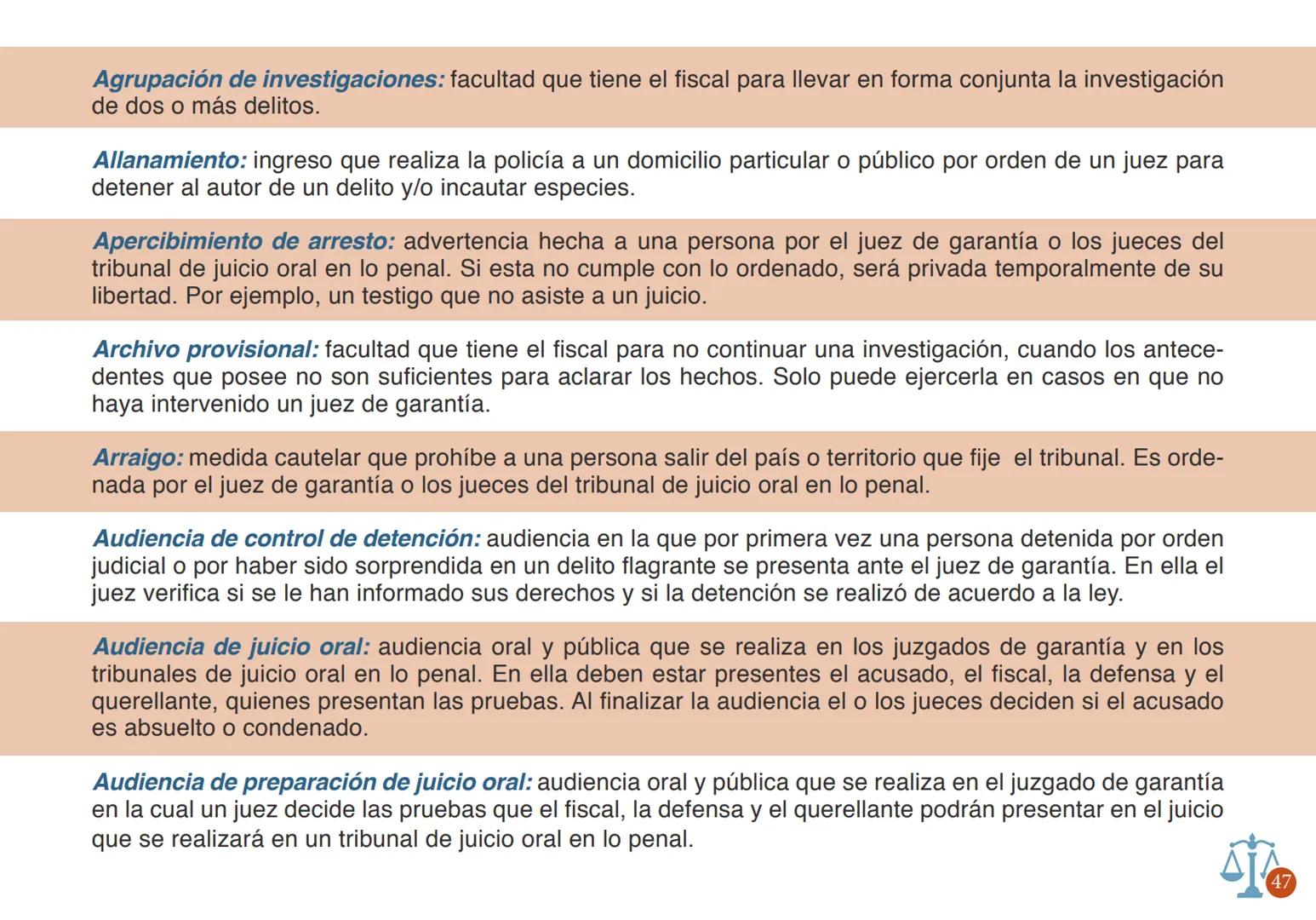 # GLOSARIO DE TÉRMINOS
## JURÍDICOS
COMISIÓN
LENGUAJE
CLARO
PODER JUDICIAL
REPUBLICA DE CHILE PODER JUDICIAL
REPUBLICA DE CHILE | COMISIÓ
