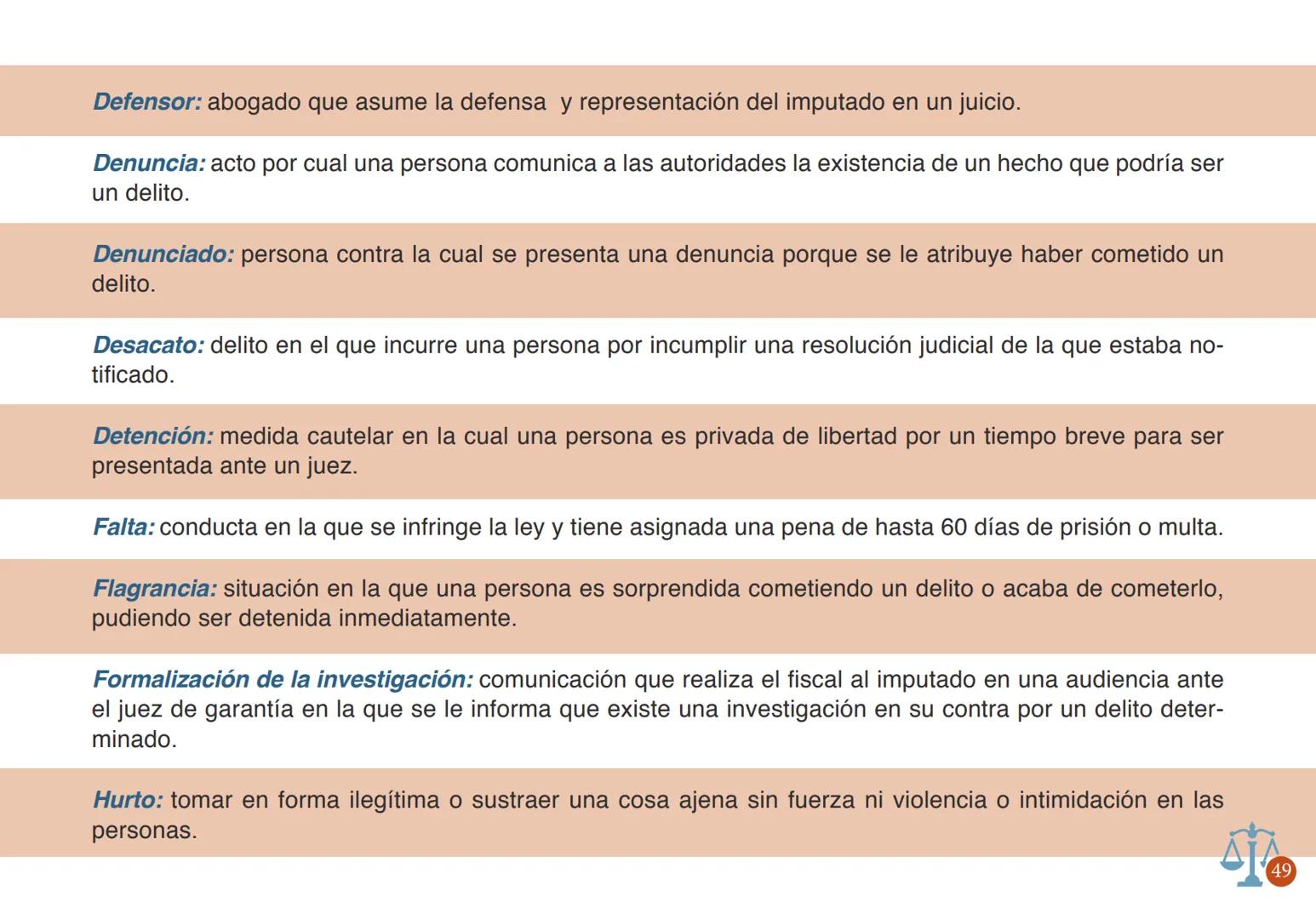 # GLOSARIO DE TÉRMINOS
## JURÍDICOS
COMISIÓN
LENGUAJE
CLARO
PODER JUDICIAL
REPUBLICA DE CHILE PODER JUDICIAL
REPUBLICA DE CHILE | COMISIÓ