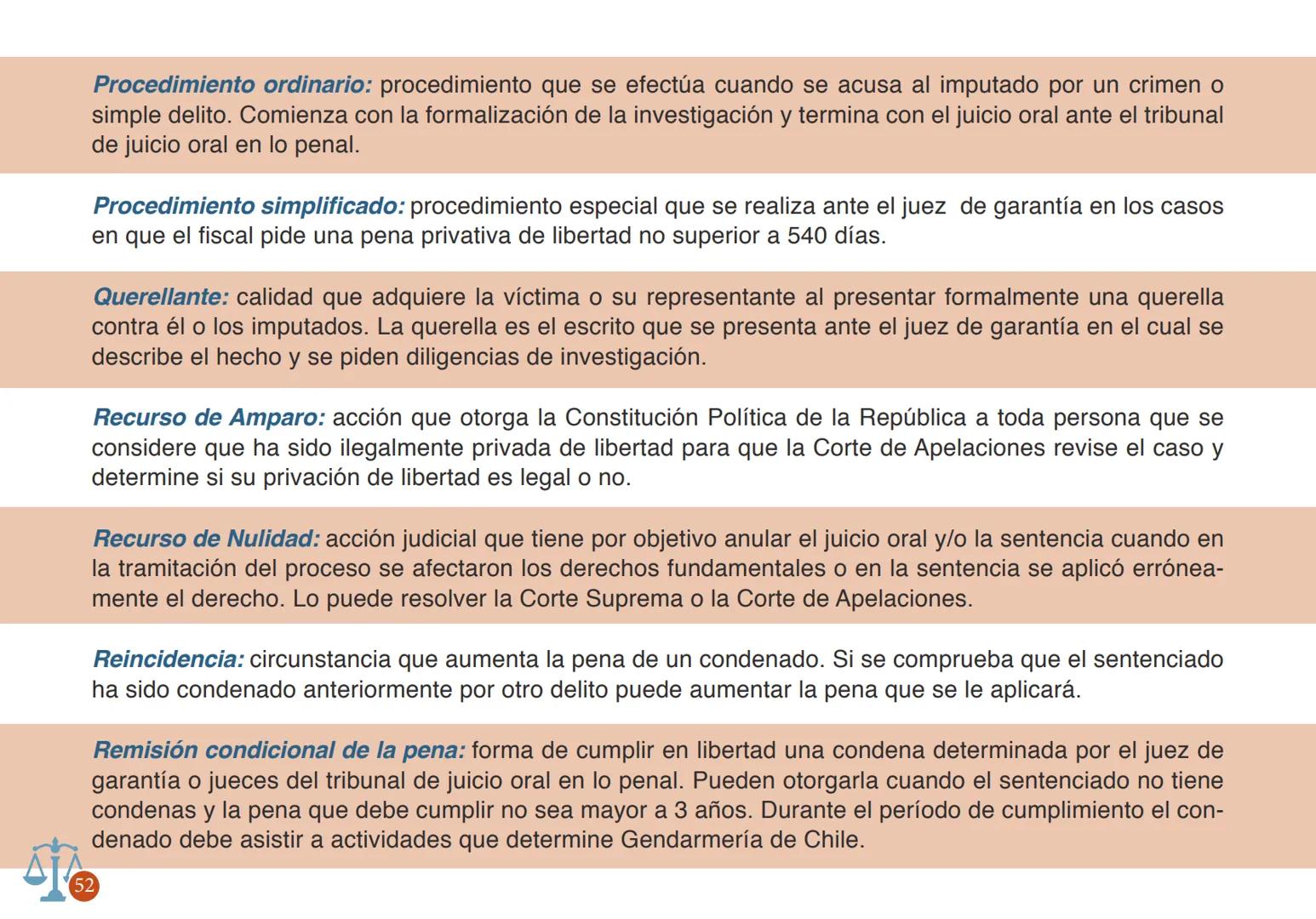 # GLOSARIO DE TÉRMINOS
## JURÍDICOS
COMISIÓN
LENGUAJE
CLARO
PODER JUDICIAL
REPUBLICA DE CHILE PODER JUDICIAL
REPUBLICA DE CHILE | COMISIÓ