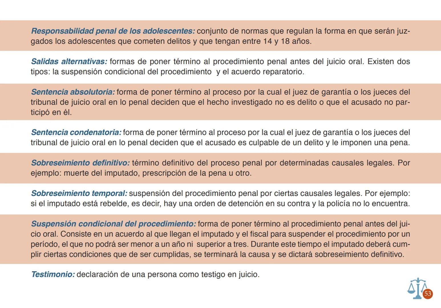 # GLOSARIO DE TÉRMINOS
## JURÍDICOS
COMISIÓN
LENGUAJE
CLARO
PODER JUDICIAL
REPUBLICA DE CHILE PODER JUDICIAL
REPUBLICA DE CHILE | COMISIÓ