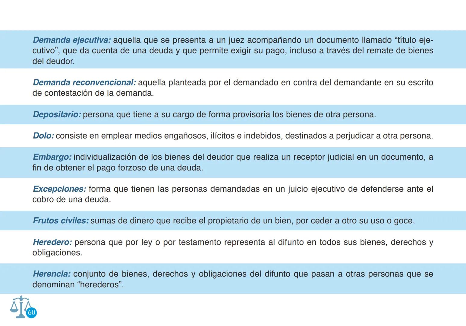 # GLOSARIO DE TÉRMINOS
## JURÍDICOS
COMISIÓN
LENGUAJE
CLARO
PODER JUDICIAL
REPUBLICA DE CHILE PODER JUDICIAL
REPUBLICA DE CHILE | COMISIÓ