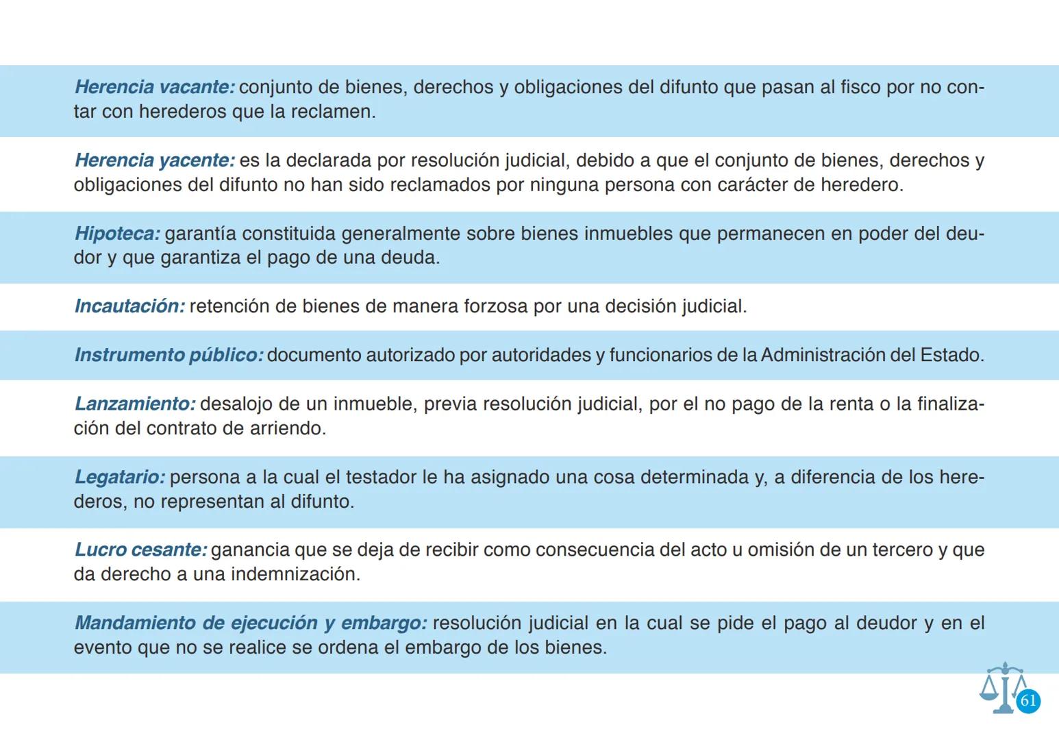# GLOSARIO DE TÉRMINOS
## JURÍDICOS
COMISIÓN
LENGUAJE
CLARO
PODER JUDICIAL
REPUBLICA DE CHILE PODER JUDICIAL
REPUBLICA DE CHILE | COMISIÓ