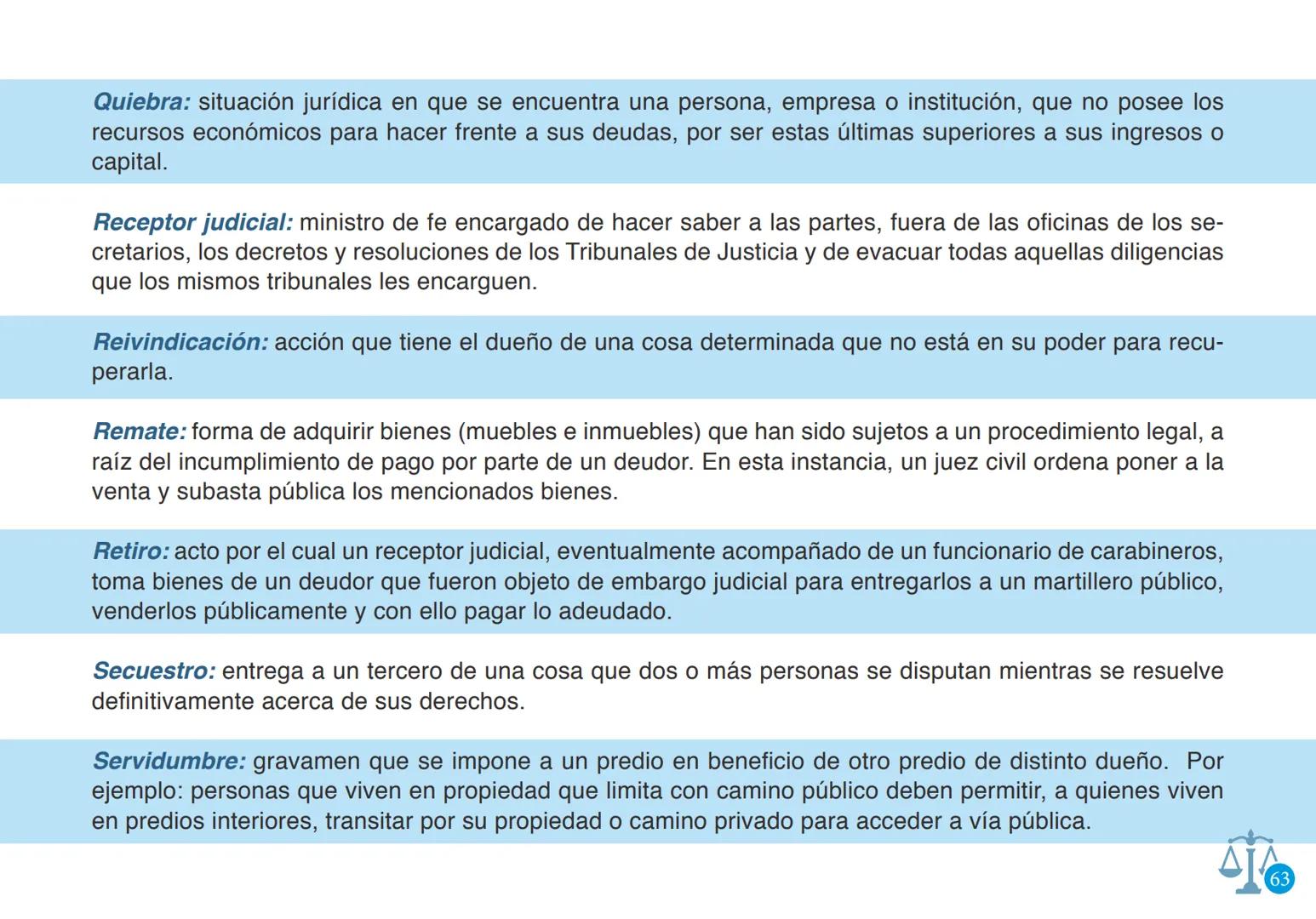 # GLOSARIO DE TÉRMINOS
## JURÍDICOS
COMISIÓN
LENGUAJE
CLARO
PODER JUDICIAL
REPUBLICA DE CHILE PODER JUDICIAL
REPUBLICA DE CHILE | COMISIÓ