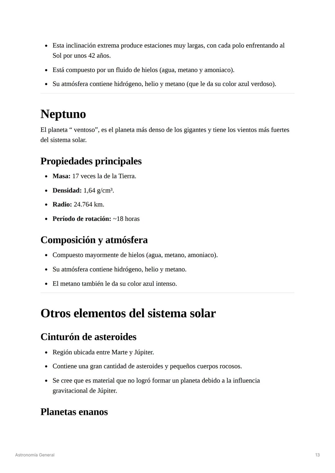 # Astronomía General
**Contenidos:**
- Sistema Solar.
- Estrellas.
- Galaxias.
- Planetas extrasolares.
- Cosmología.
- Astronomía extraga