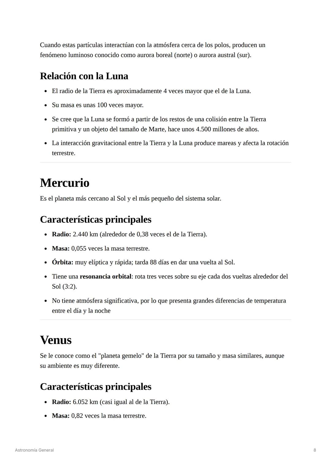 # Astronomía General
**Contenidos:**
- Sistema Solar.
- Estrellas.
- Galaxias.
- Planetas extrasolares.
- Cosmología.
- Astronomía extraga