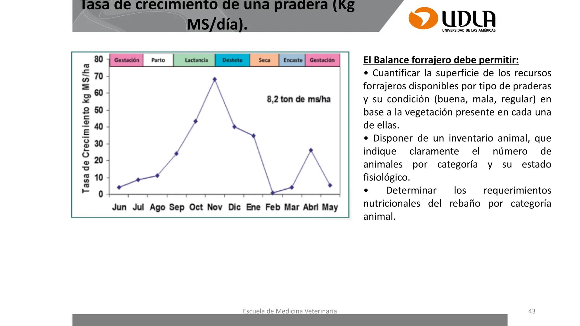 UDLA
UNIVERSIDAD DE LAS AMERICAS
Caracterización del Rebaño (Tipología,
Cronometría Dentaria y Condición Corporal)
Escuela de Medicina Ve