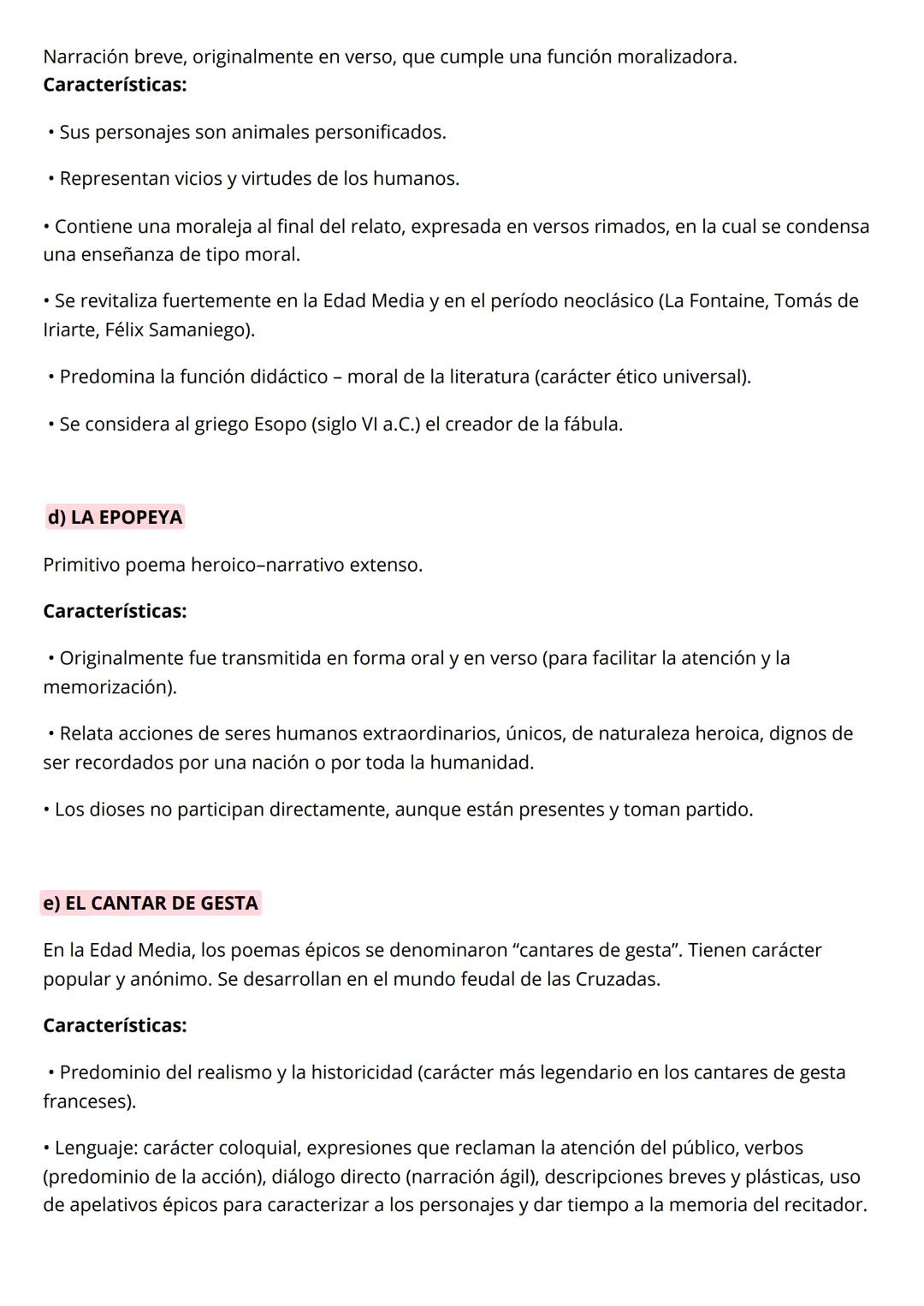 # EL GÉNERO NARRATIVO
I. FORMAS NARRATIVAS ORALES
a) EL MITO
Es la forma más antigua de narración, propia de los tiempos primitivos o del