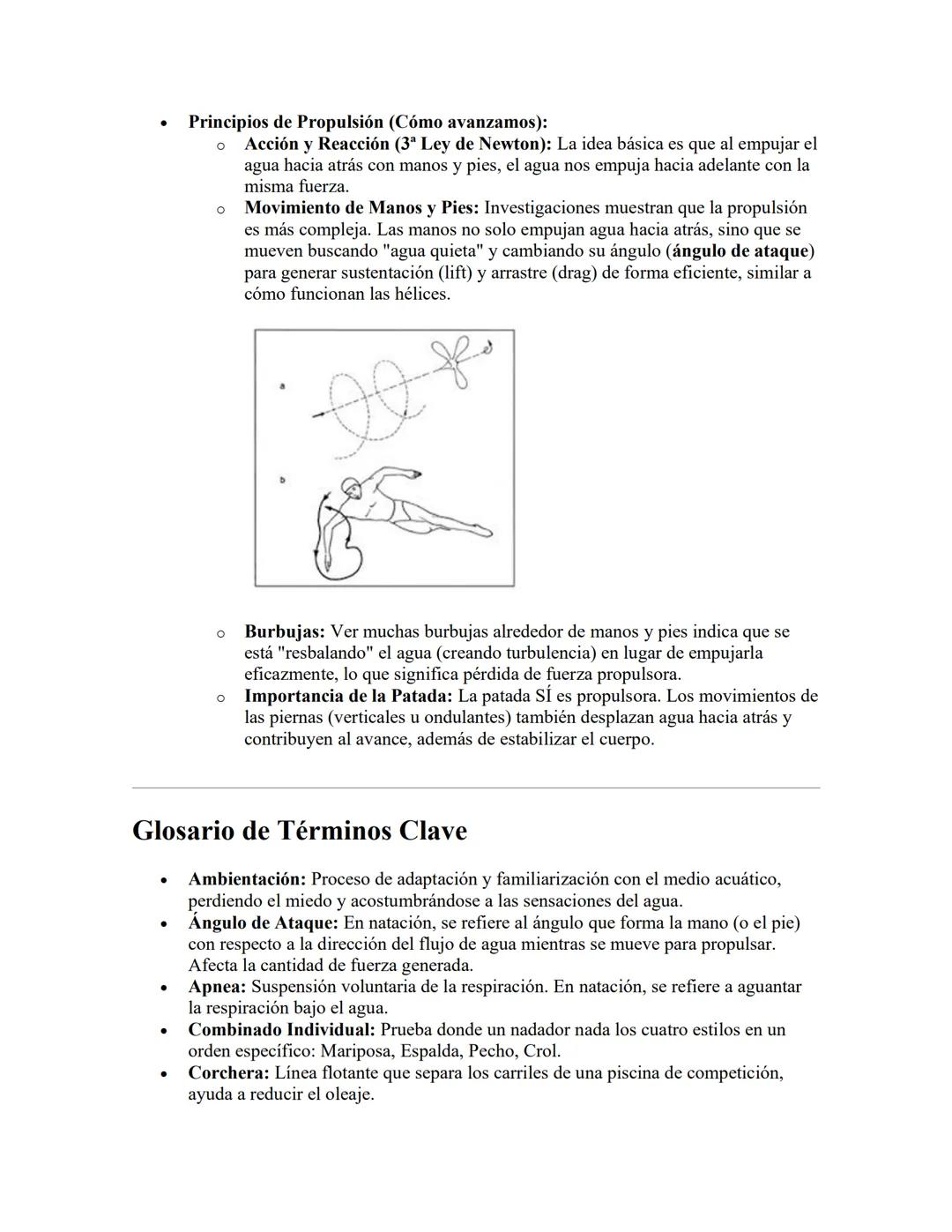 # Resumen Detallado para Prueba Teórica de Natación
1. Historia de la Natación y Programa FINA (World Aquatics)
* Orígenes Antiguos: La na
